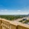 Beautiful balcony view overlooks Dallas